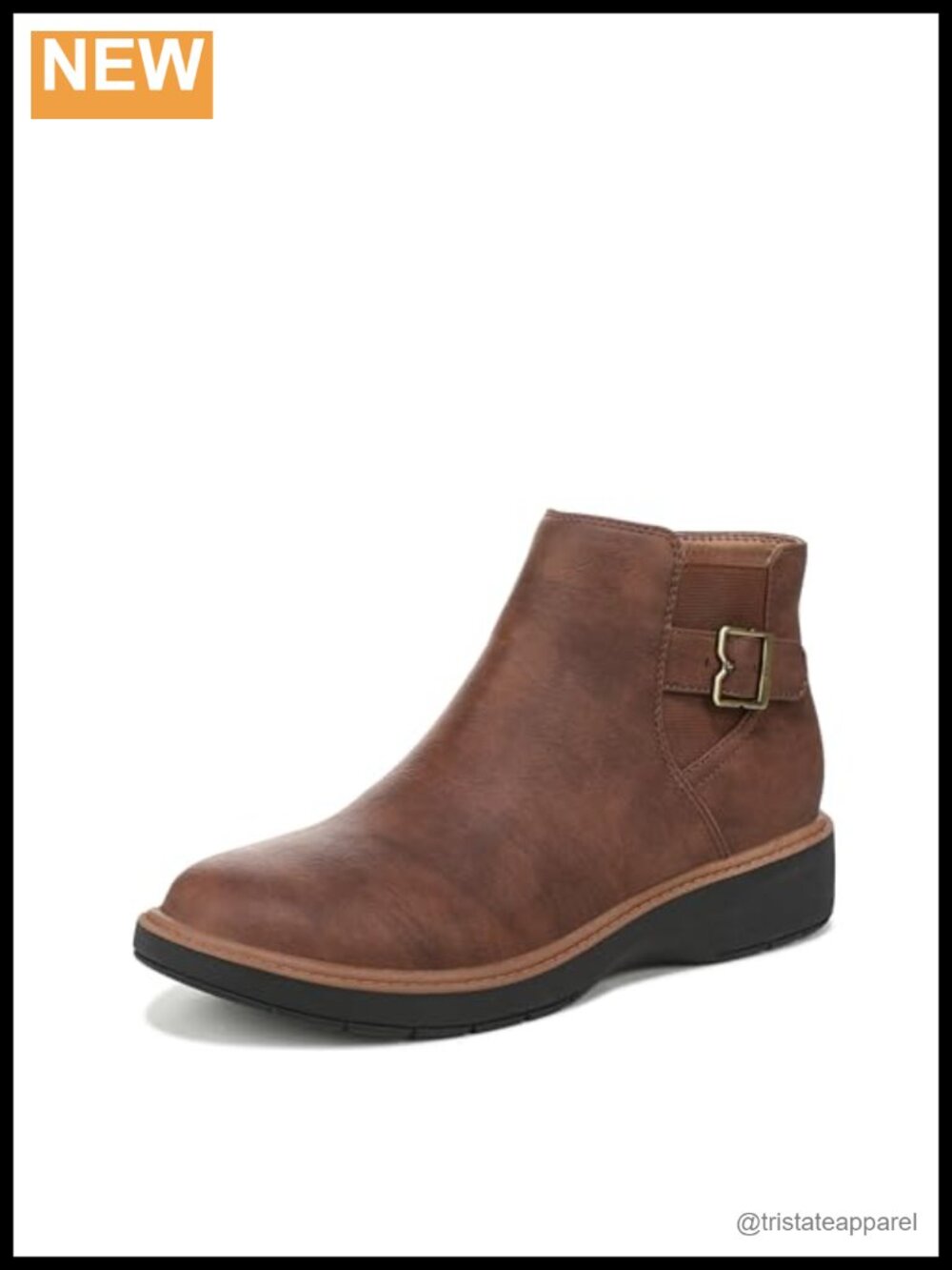 Dr. Scholl's Calm One Chelsea Short Boots Faux Leather Ankle Booties Zip